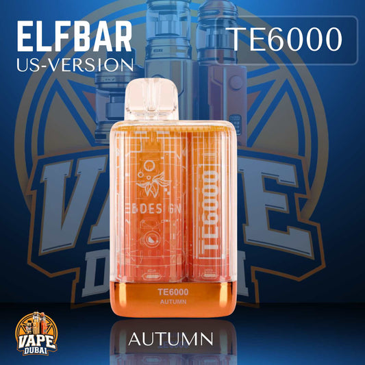 ELFBAR TE6000 Puffs Disposable Vape Box – Dubai UAE 2025