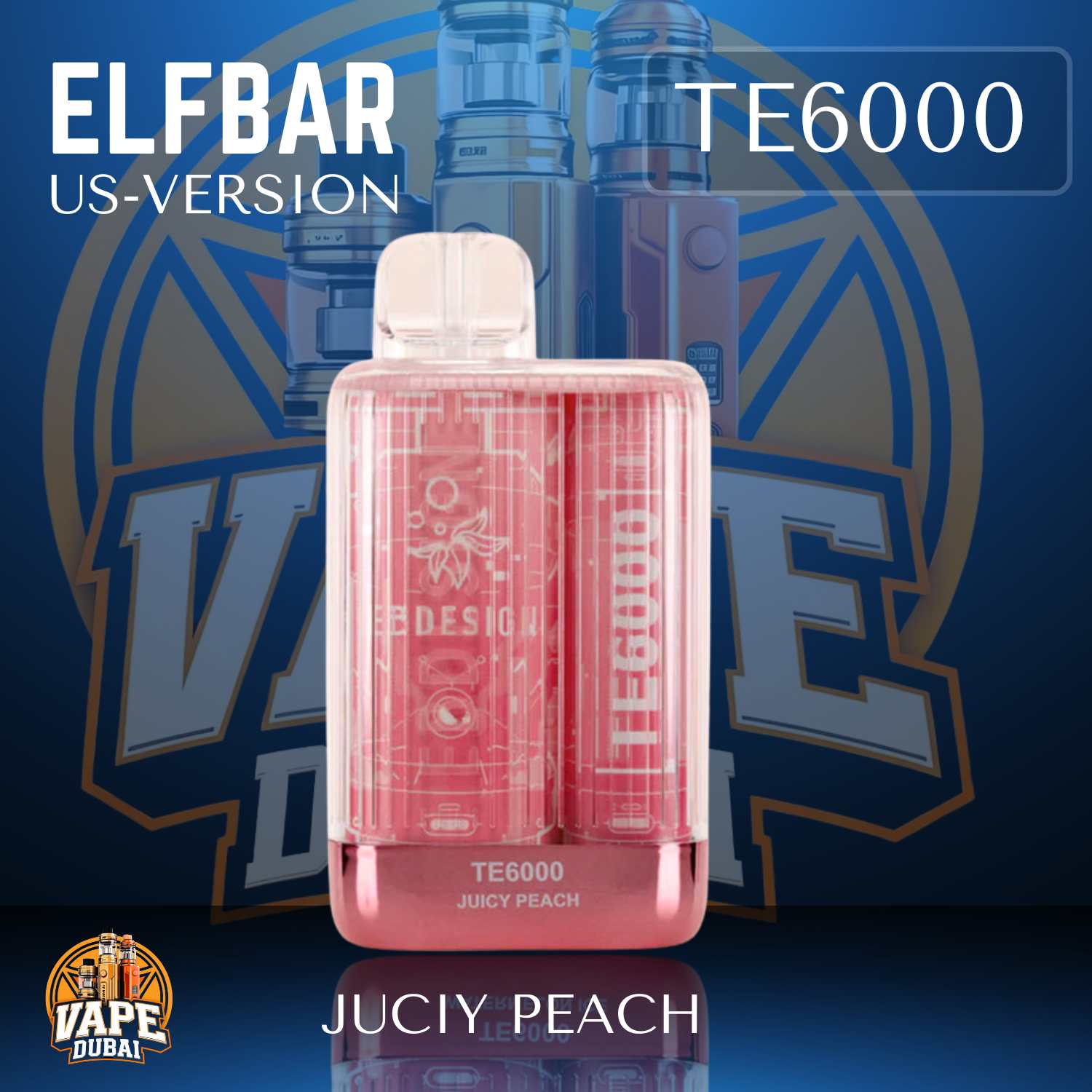 ELFBAR TE6000 Disposable Vape with Long Battery Life – UAE