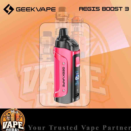 Geekvape Aegis Boost 3 Pod Kit Front View – Dubai