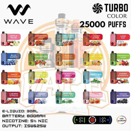 Turbo Wave Long-Lasting Disposable Vape – UAE Edition 2025