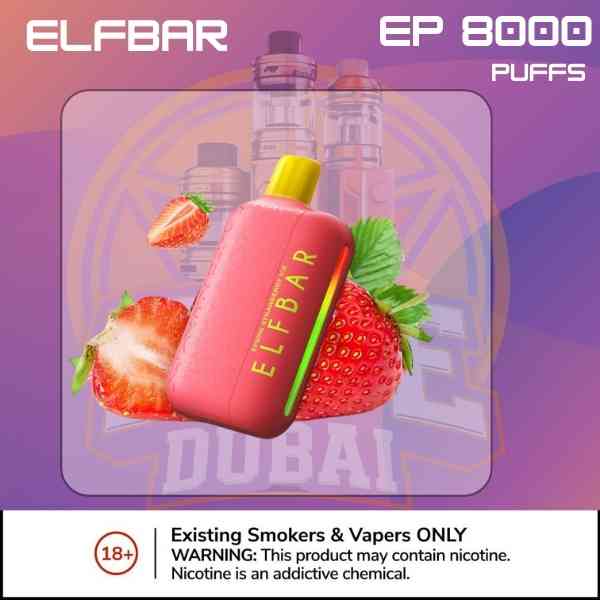 Elfbar EP 8000 Puff Vape Device Packaging