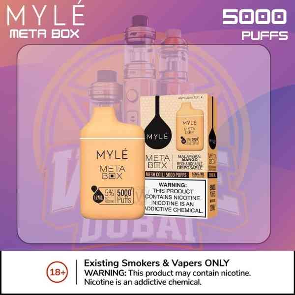 Buy Myle Meta Box Disposable Vape Online Dubai
