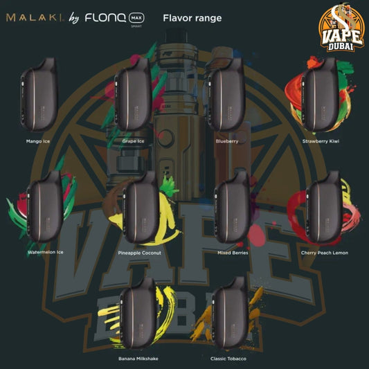 Flonq Max Smart Vape MALAKI 10000 Puffs Fast Delivery in UAE