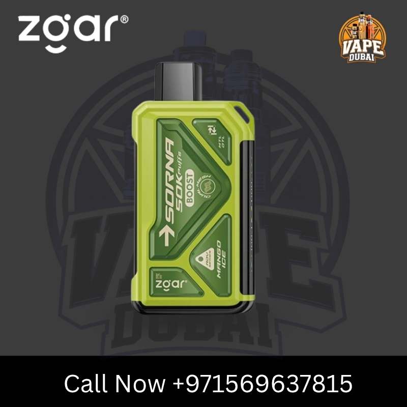 ZGAR Sorna 50k Puffs Disposable Vape Dubai front view