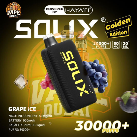 Hayati Solix 30000 Puffs Disposable Vape – Golden Edition