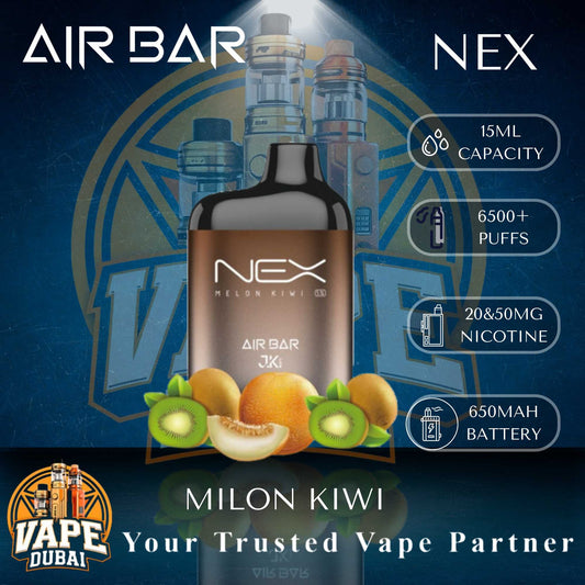 Air Bar Nex Disposable Pod 6500 Puffs – Front View – Best Price in Dubai UAE

