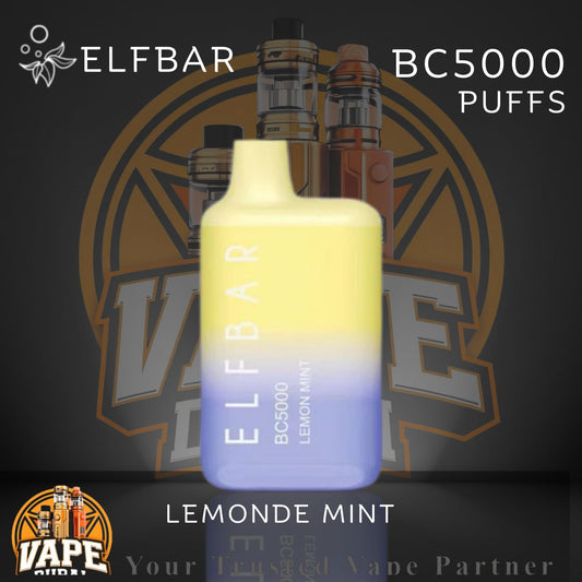 Elfbar BC5000 Disposable Vape Front View – UAE