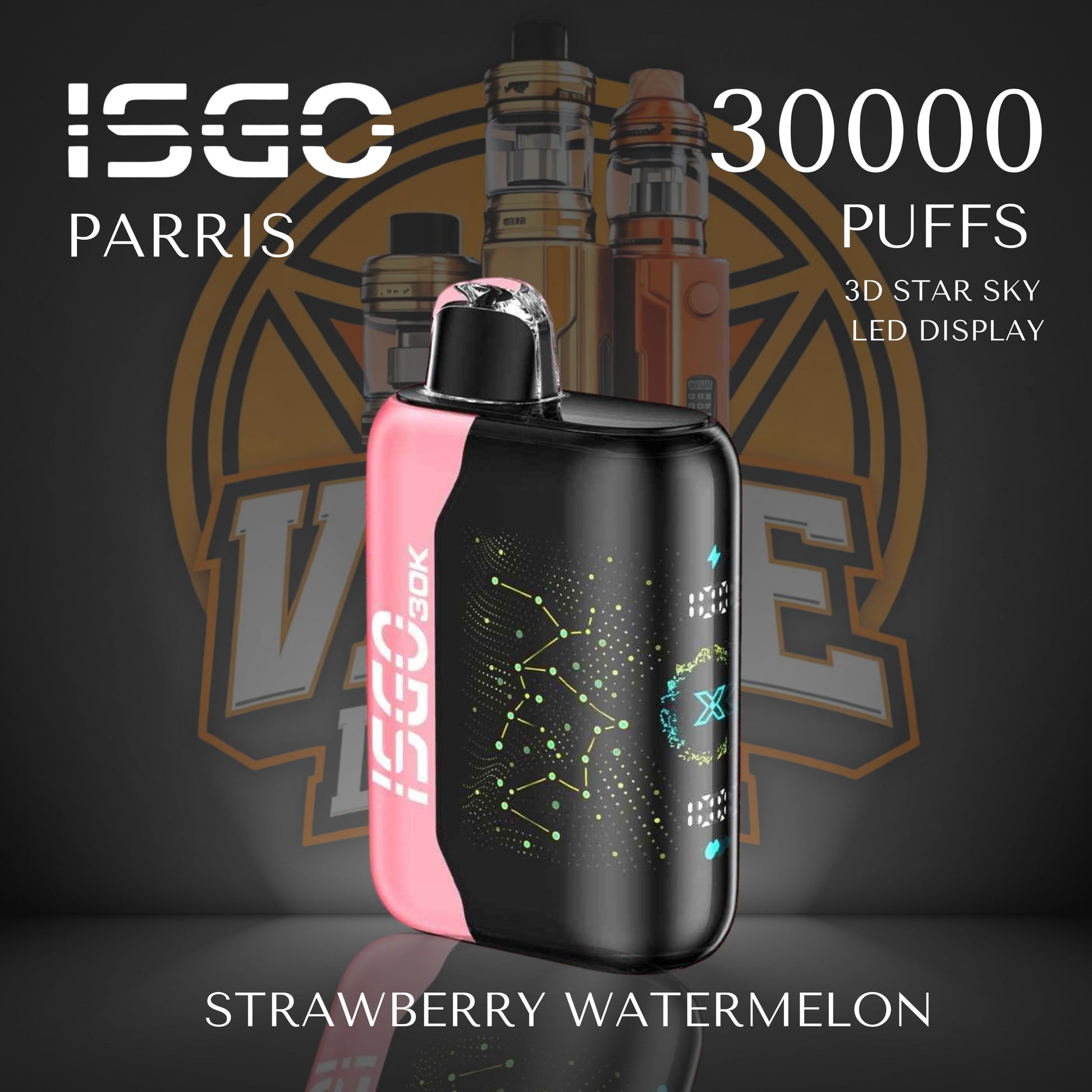 ISGO PARRIES 30000 Puffs High Nicotine Disposable in UAE

