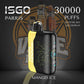 Buy ISGO PARRIES 30000 Puffs Vape 50mg Nicotine in Dubai