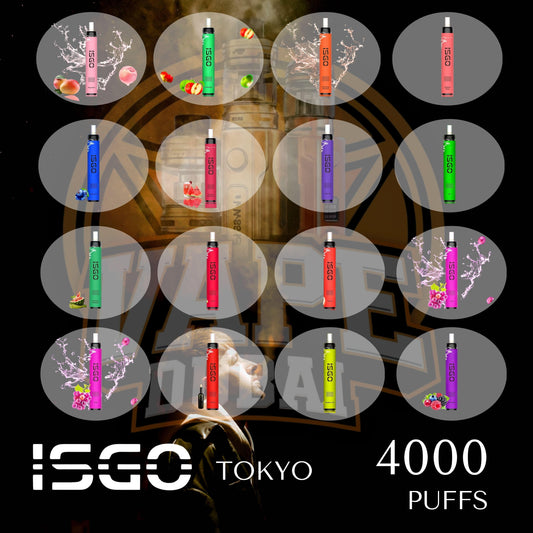 ISGO Tokyo 4000 Puffs Disposable Original Flavors UAE