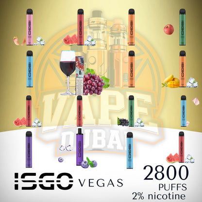 Buy ISGO Vegas Vape 2800 Puffs Online in UAE