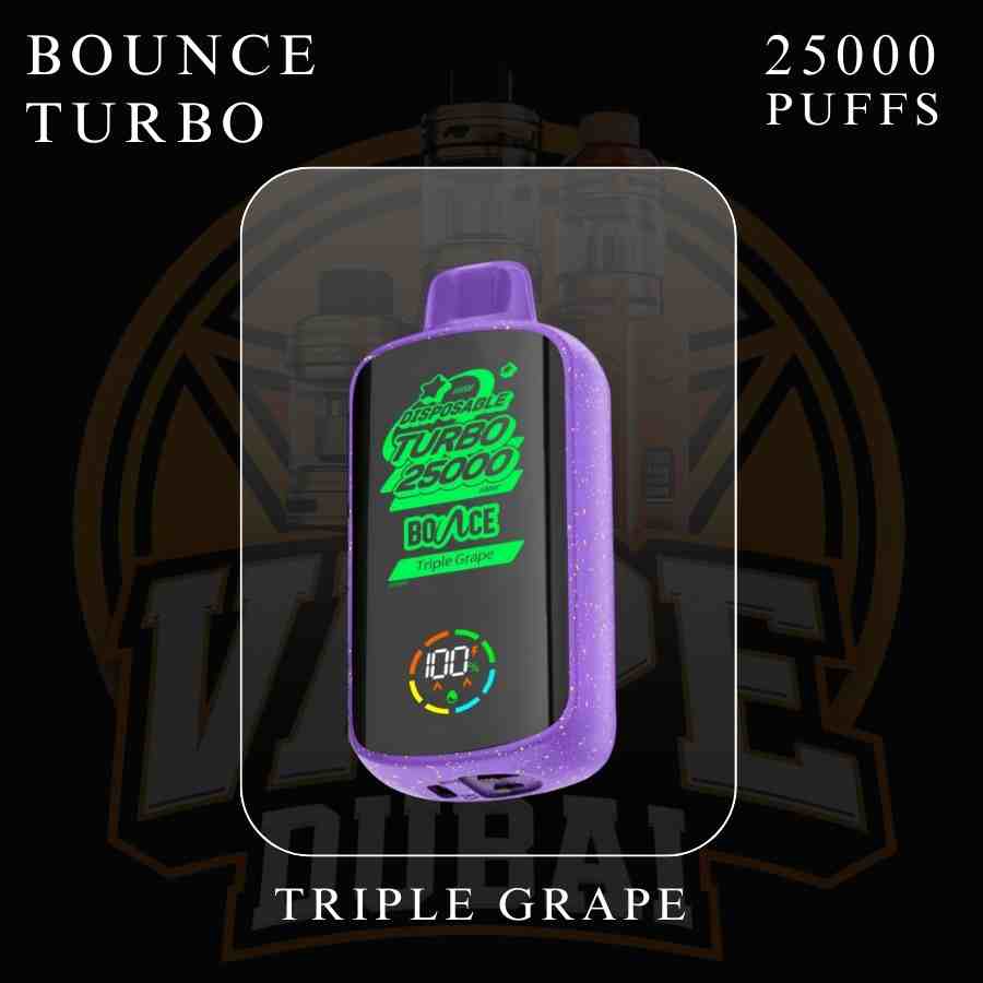 Long-lasting Disposable Vape – Bounce Turbo 25000 Dubai UAE