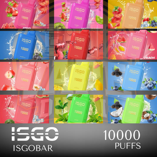 Original ISGO Bar 10000 Puffs Disposable Vape Dubai UAE