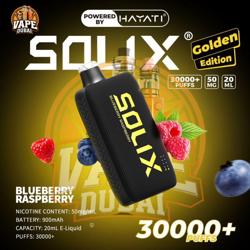 Hayati Solix 30000 Puffs Disposable Vape – Golden Edition