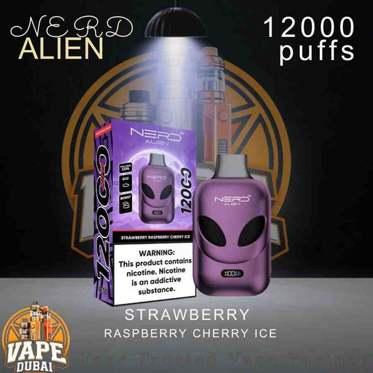 Nerd Alien 12000 Puffs Disposable Vape Dubai Front Image