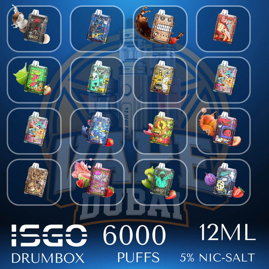 Original ISGO Drambox 6000 Puffs 5% Nicotine Salt Vape


