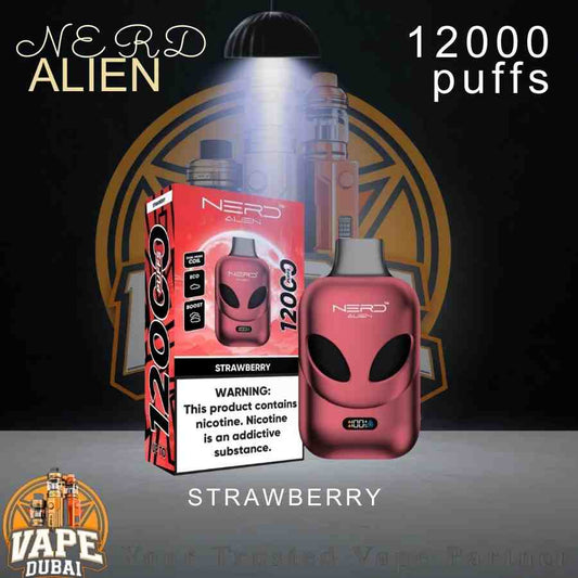 Original Nerd Alien 12000 Puffs Disposable Vape – Dubai Edition