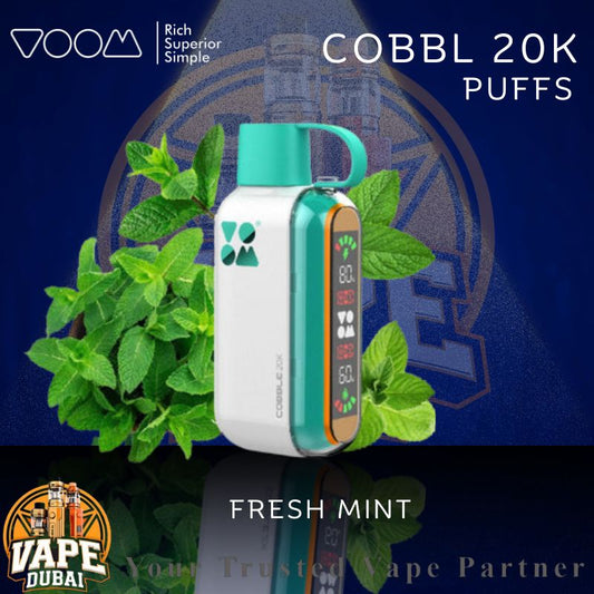 Voom Cobble 20000 Puffs Disposable Vape Dubai Front View