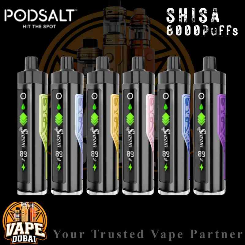 POD SALT Shisha Vape long-lasting 8000 puffs