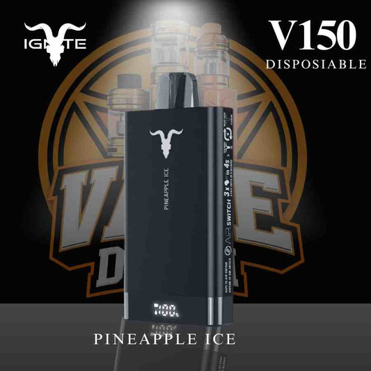 IGNITE V150 15000 Puffs 50MG Disposable Vape flavor selection Dubai