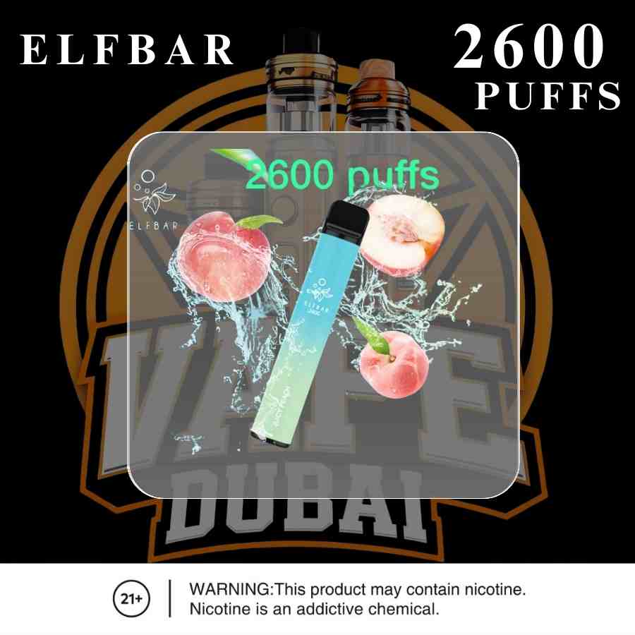 Best price Elf Bar 2600 Puffs Disposable Vape 20MG Dubai