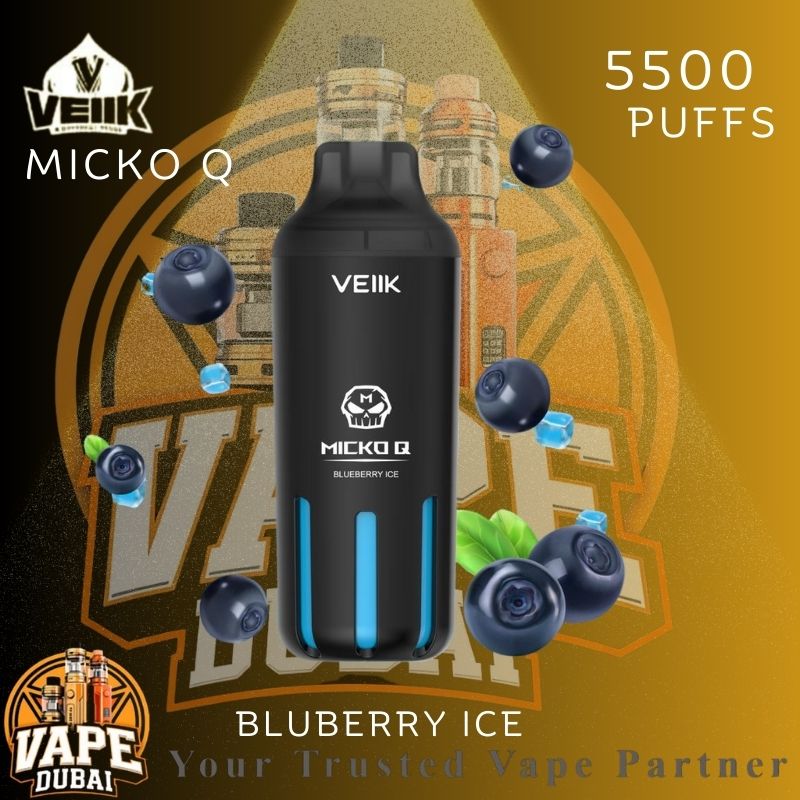 Veiik Micko Q 5500 puffs Dubai disposable vape kit