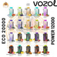 Long-lasting VOZOL Gear Power disposable vape in hand