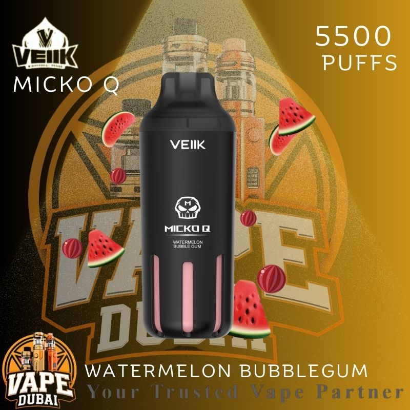 Veiik Micko Q disposable vape 5500 puffs Dubai UAE