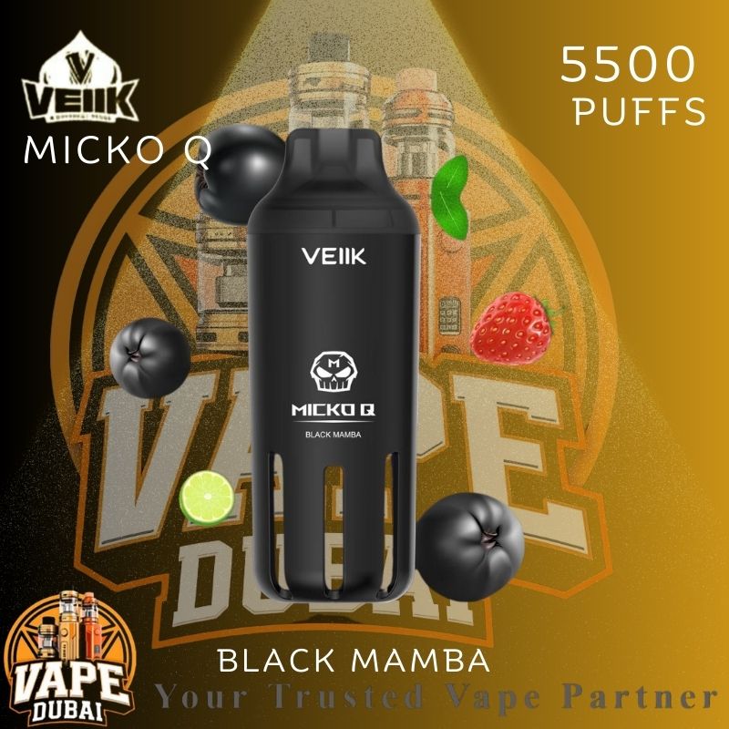 Veiik Micko Q 5500 puffs vape kit Dubai flavor