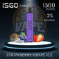 ISGO Paris Vape 1500 Puffs Flavors and Price in UAE