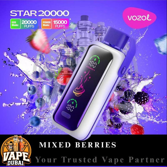 Vozol Star 20000 Puffs Disposable Vape Best Price Dubai UAE