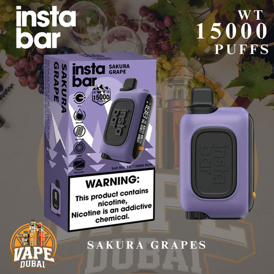 Insta Bar WT15000 Disposable Vape 15ML Best Price Dubai