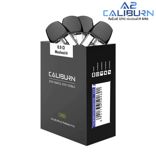 Buy Caliburn A2 refillable top‑fill pods mesh 0.9Ω UAE